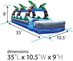 3520slip20n20slide20dimenions 1747844933 1 35-Foot Tropical Slip-N-Slide